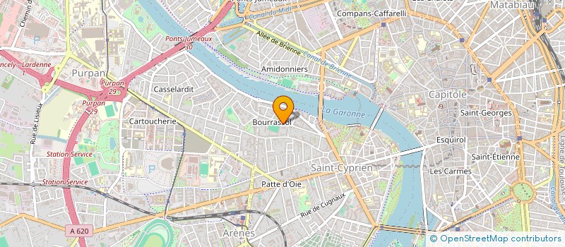 localisation de l'entreprise MADAME MARIE-ANDREE RAKOTOVAHINY  TOULOUSE