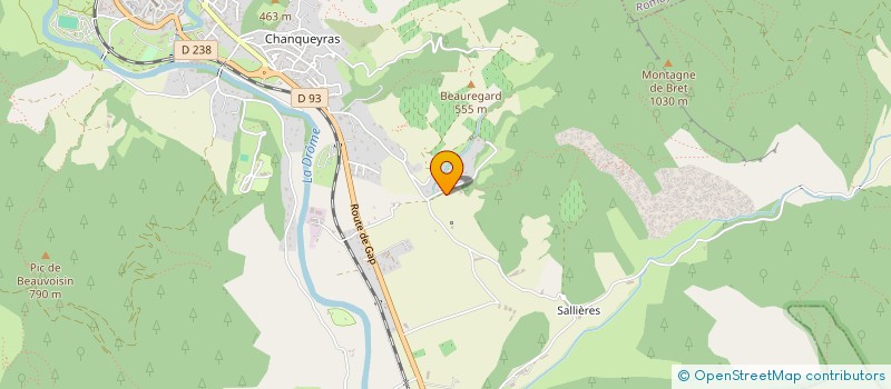 localisation de l'entreprise MADAME MARIE-ANDREE ROLLAND  DIE