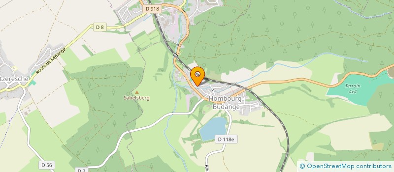 localisation de l'entreprise MADAME MARIE ANDREE SCHWARTZ  HOMBOURG-BUDANGE