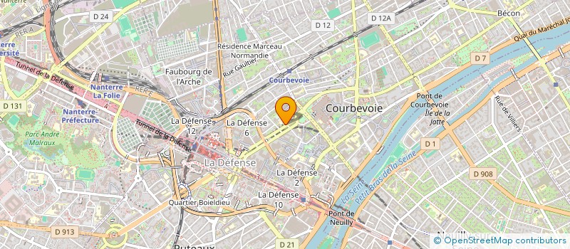 localisation de l'entreprise MADAME MARIE ANDRIS à COURBEVOIE
