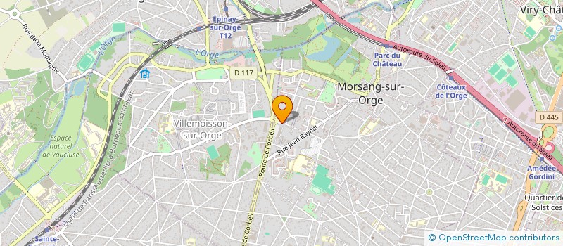 localisation de l'entreprise MADAME MARIE ANEE FLEUR FLANELLE  MORSANG-SUR-ORGE