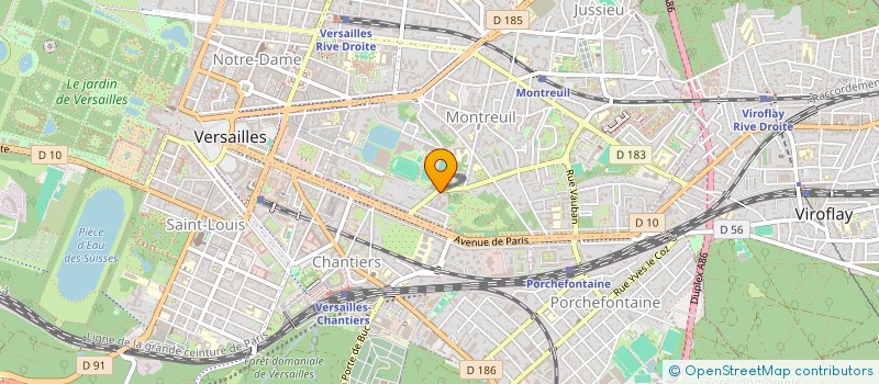 localisation de l'entreprise MADAME MARIE ANFRIE à VERSAILLES
