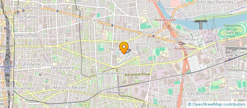 localisation de l'entreprise MADAME MARIE ANGE AIME  VILLEURBANNE