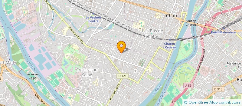 localisation de l'entreprise MADAME MARIE-ANGE AIMEE REN UNBEKANDT  CROISSY-SUR-SEINE