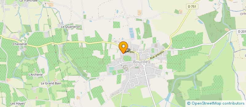 localisation de l'entreprise MADAME MARIE-ANGE ALAIN  OREE-D'ANJOU