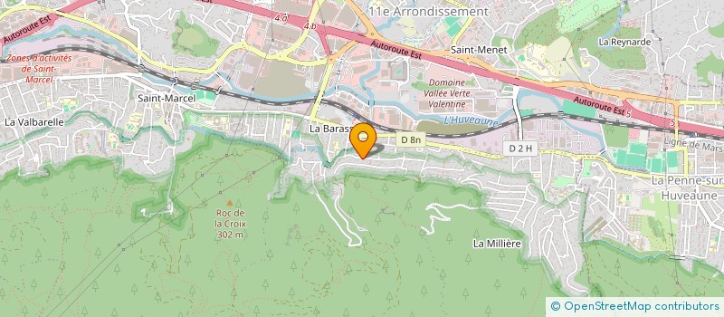 localisation de l'entreprise MADAME MARIE-ANGE AQUINO  MARSEILLE