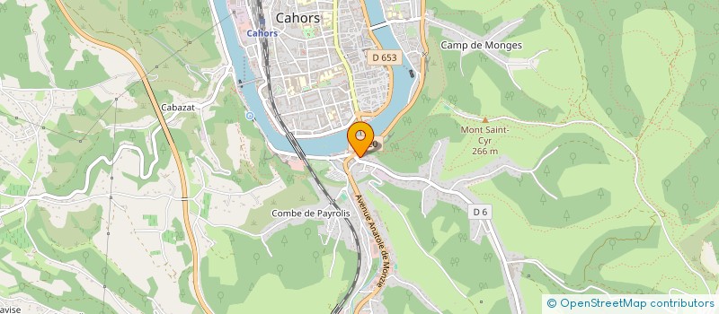 localisation de l'entreprise MADAME MARIE-ANGE AUBERT  CAHORS