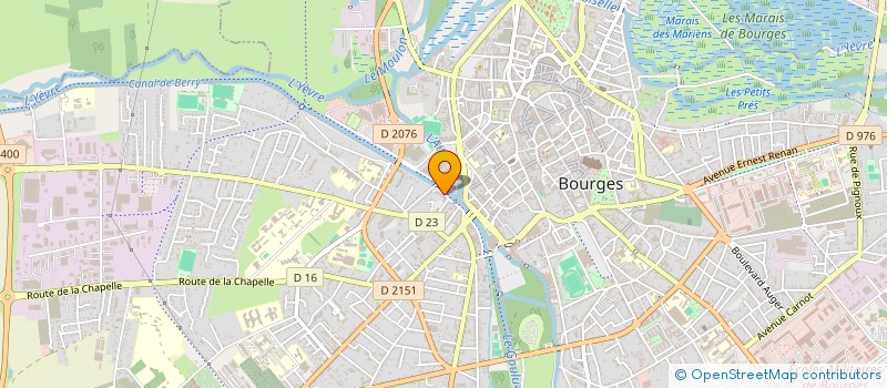 localisation de l'entreprise MADAME MARIE-ANGE AUBERT  BOURGES