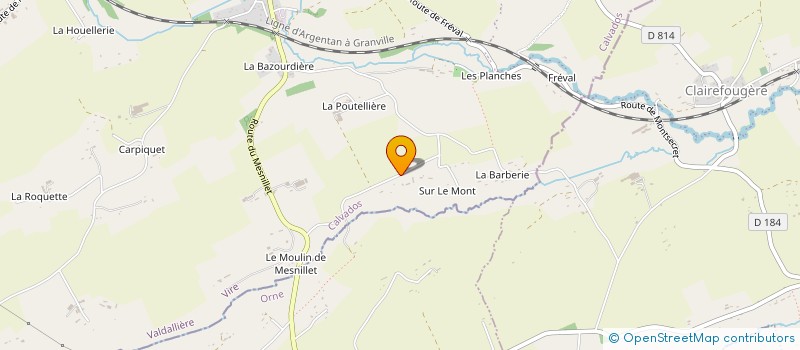 localisation de l'entreprise MADAME MARIE-ANGE AUMONT  VALDALLIERE