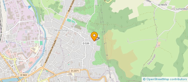 localisation de l'entreprise MADAME MARIE-ANGE BARATIER  DESERTINES