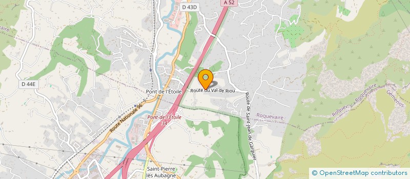 localisation de l'entreprise MADAME MARIE ANGE BELLAVIA  ROQUEVAIRE