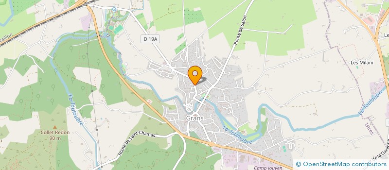 localisation de l'entreprise MADAME MARIE-ANGE BENETEAU  GRANS