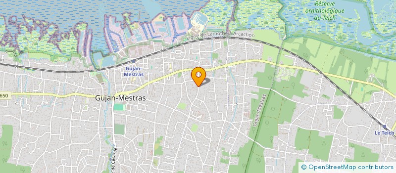 localisation de l'entreprise MADAME MARIE-ANGE BILOTE  GUJAN-MESTRAS