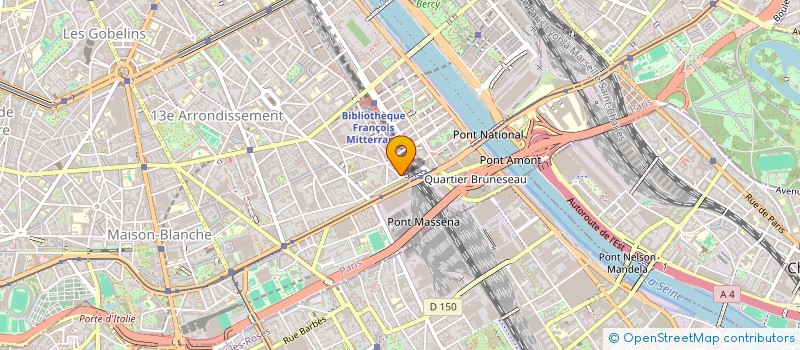 localisation de l'entreprise MADAME MARIE-ANGE BLANCHET  PARIS