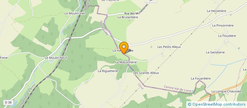 localisation de l'entreprise MADAME MARIE ANGE BOBIN à BRETONCELLES