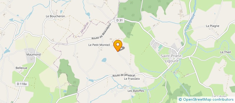 localisation de l'entreprise MADAME MARIE ANGE BOUCHARDY à LA MEYZE