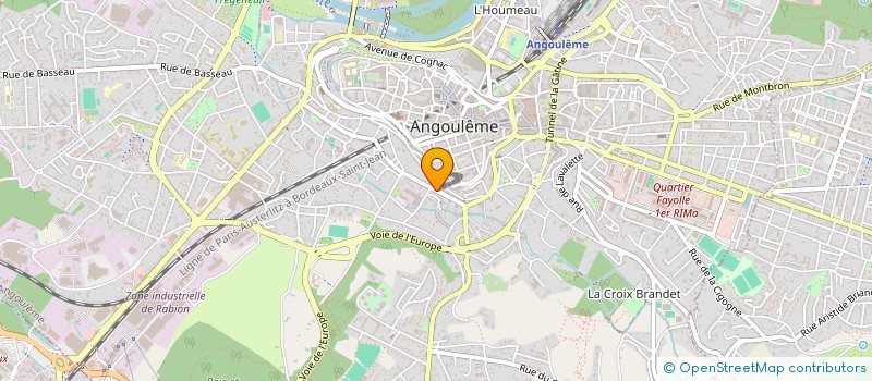 localisation de l'entreprise MADAME MARIE-ANGE CAIL à ANGOULEME