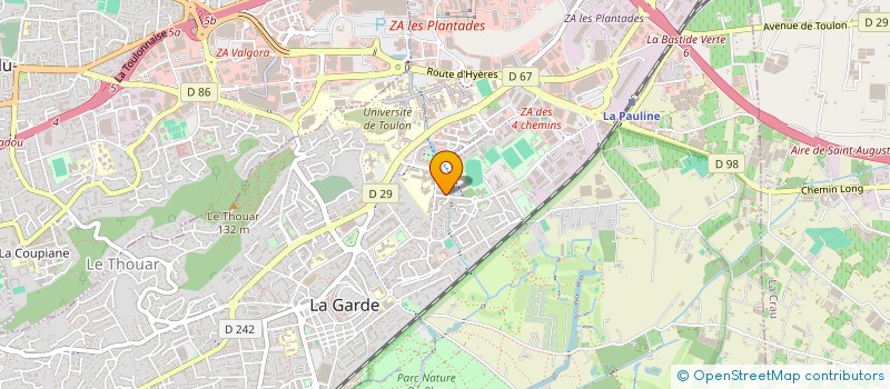 localisation de l'entreprise MADAME MARIE-ANGE CHARRIERE  LA GARDE