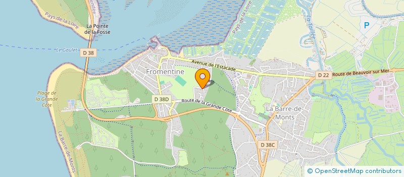 localisation de l'entreprise MADAME MARIE-ANGE CILOTE  LA BARRE-DE-MONTS