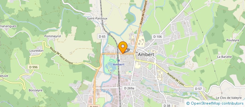 localisation de l'entreprise MADAME MARIE ANGE COLOMBIER  ENVAL