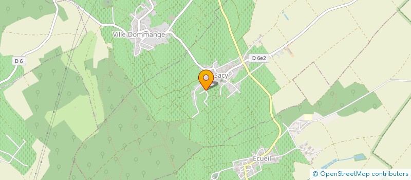 localisation de l'entreprise MADAME MARIE ANGE CUDEL  SACY