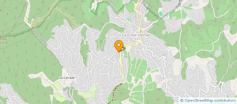 localisation de l'entreprise MADAME MARIE-ANGE CUMONT  LA CROIX-VALMER