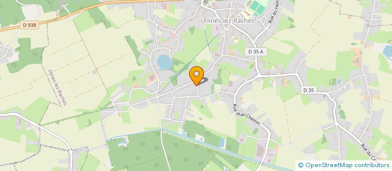 localisation de l'entreprise MADAME MARIE-ANGE CZORNYJ  FLINES-LEZ-RACHES