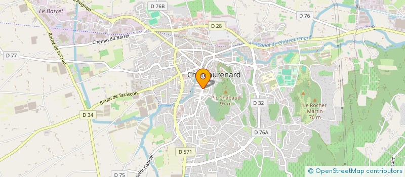 localisation de l'entreprise MADAME MARIE-ANGE CZUBEK  CHATEAURENARD