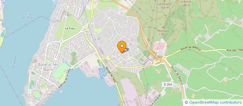 localisation de l'entreprise MADAME MARIE-ANGE DEIXONNE  BALARUC-LES-BAINS