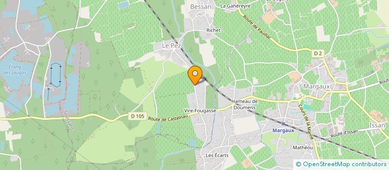 localisation de l'entreprise MADAME MARIE-ANGE DEMAY  SOUSSANS