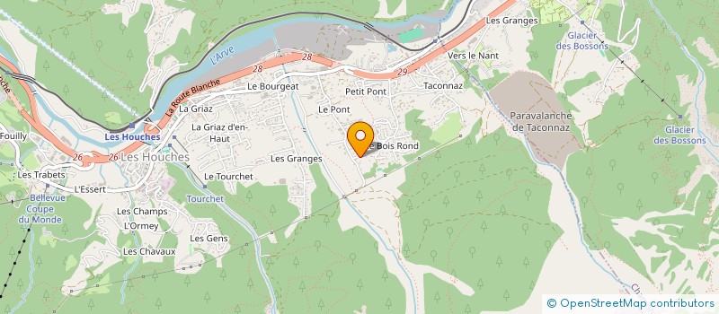 localisation de l'entreprise MADAME MARIE ANGE DENIS à LES HOUCHES