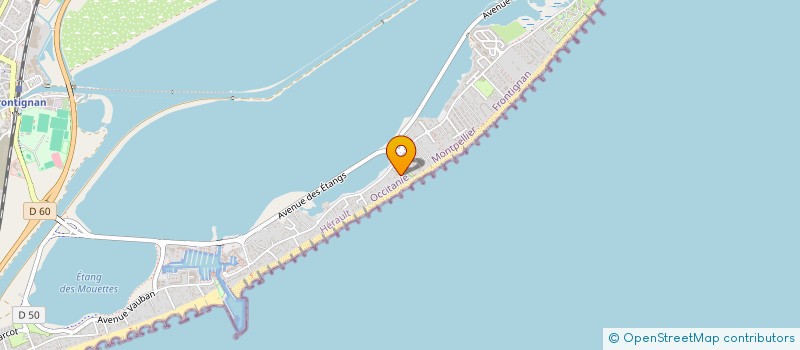 localisation de l'entreprise MADAME MARIE ANGE DESORGERIS-TENACE à FRONTIGNAN