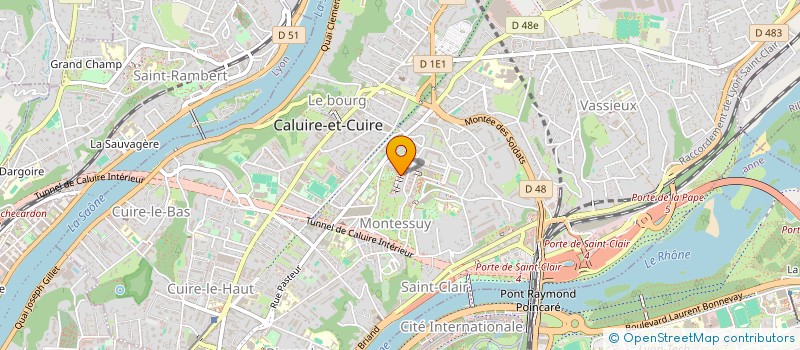 localisation de l'entreprise MADAME MARIE-ANGE DJAPA DJIAMO  CALUIRE-ET-CUIRE