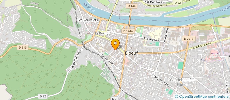 localisation de l'entreprise MADAME MARIE-ANGE DUTOT  ELBEUF