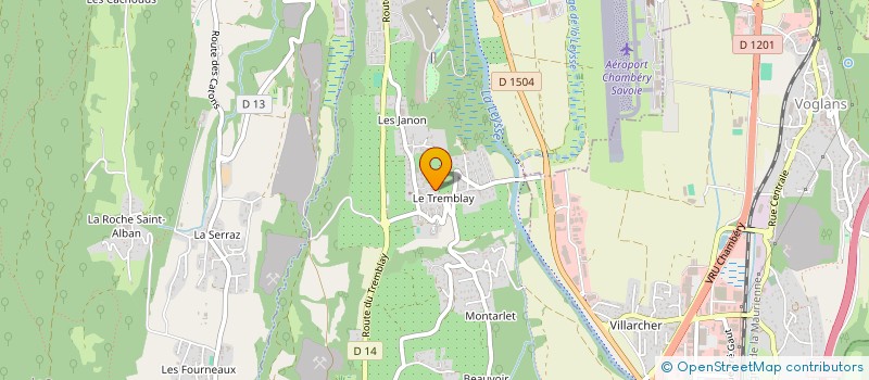 localisation de l'entreprise MADAME MARIE ANGE EUGENE  LA MOTTE-SERVOLEX