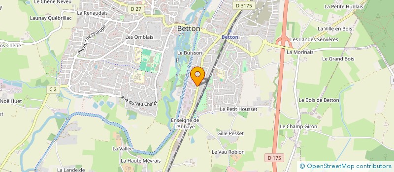 localisation de l'entreprise MADAME MARIE-ANGE FREMONT  BETTON