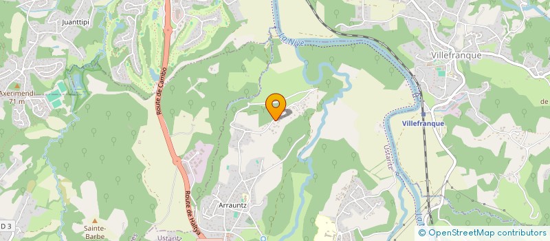 localisation de l'entreprise MADAME MARIE-ANGE FRESLON  USTARITZ