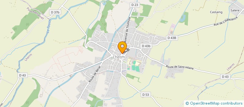 localisation de l'entreprise MADAME MARIE-ANGE GARCIA  LHERM