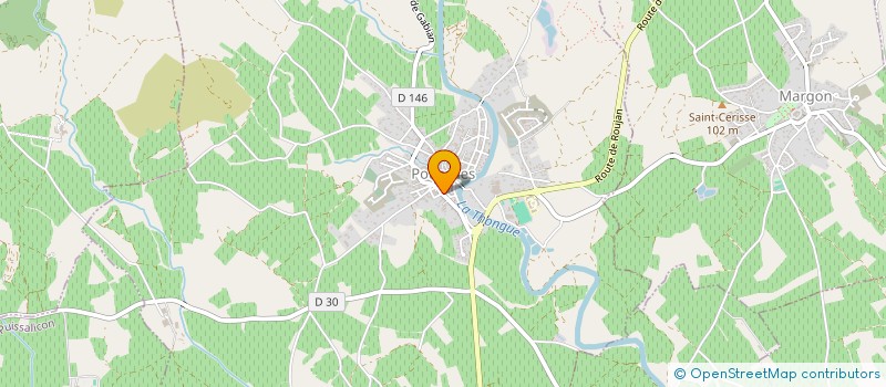 localisation de l'entreprise MADAME MARIE-ANGE GOSSELIN  POUZOLLES