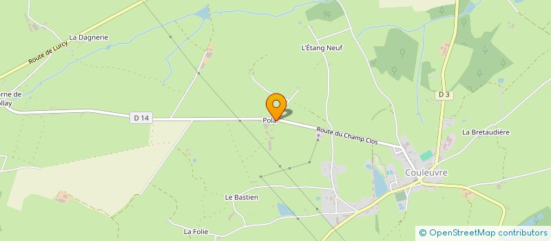 localisation de l'entreprise MADAME MARIE-ANGE GUENEAU  COULEUVRE