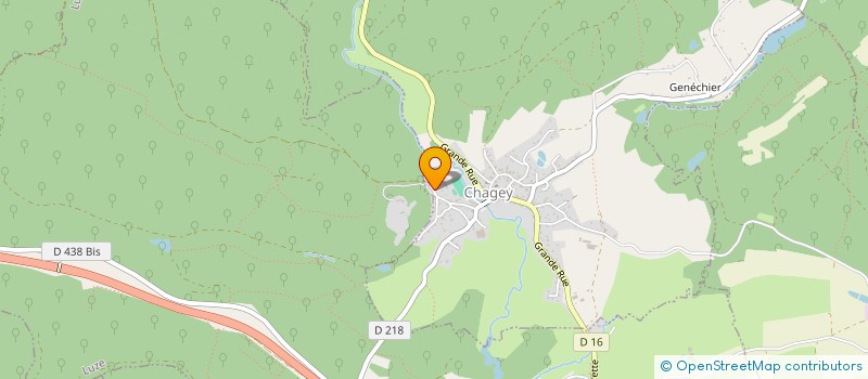 localisation de l'entreprise MADAME MARIE-ANGE GUIDET  CHAGEY