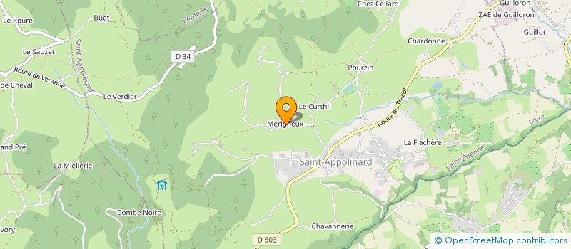 localisation de l'entreprise MADAME MARIE ANGE GUIGAL  SAINT-APPOLINARD