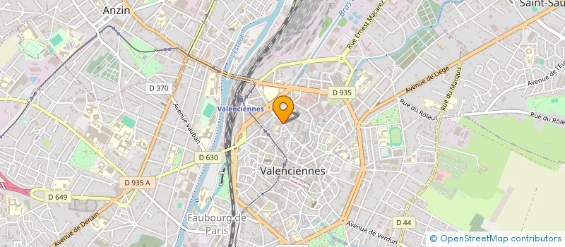 localisation de l'entreprise MADAME MARIE-ANGE HALBOUT  VALENCIENNES