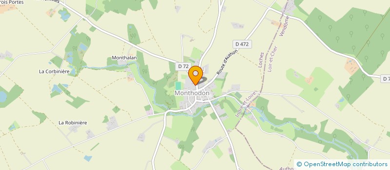 localisation de l'entreprise MADAME MARIE-ANGE HECQUET  MONTHODON