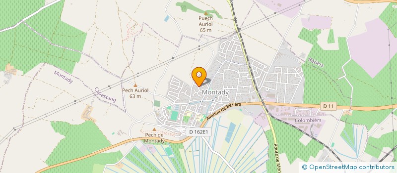 localisation de l'entreprise MADAME MARIE-ANGE HOMET  MONTADY