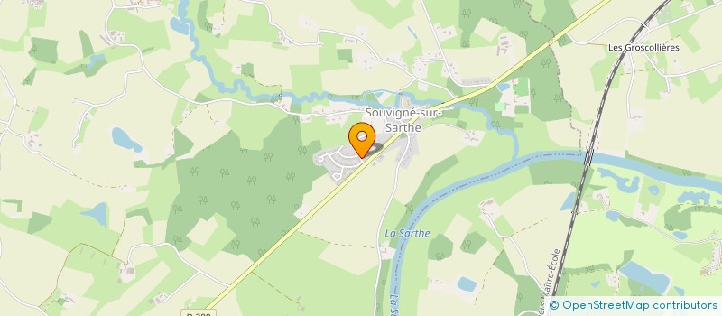 localisation de l'entreprise MADAME MARIE-ANGE JUAN  SOUVIGNE-SUR-SARTHE