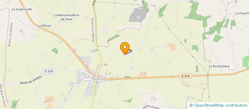 localisation de l'entreprise MADAME MARIE-ANGE JUIN  BUAIS-LES-MONTS