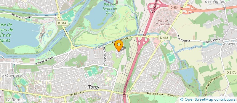 localisation de l'entreprise MADAME MARIE ANGE KOSTOFF  TORCY