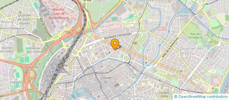 localisation de l'entreprise MADAME MARIE ANGE LEDIEU à STRASBOURG