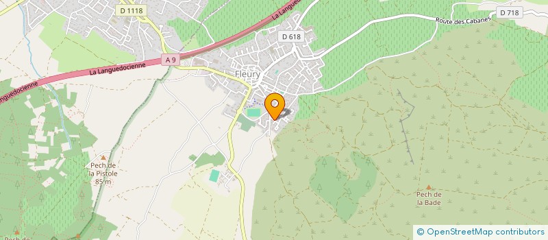 localisation de l'entreprise MADAME MARIE-ANGE LEGRAND  SALLES-D'AUDE